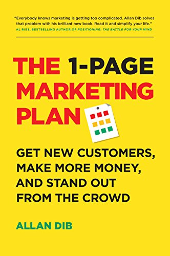 1 page marketing plan